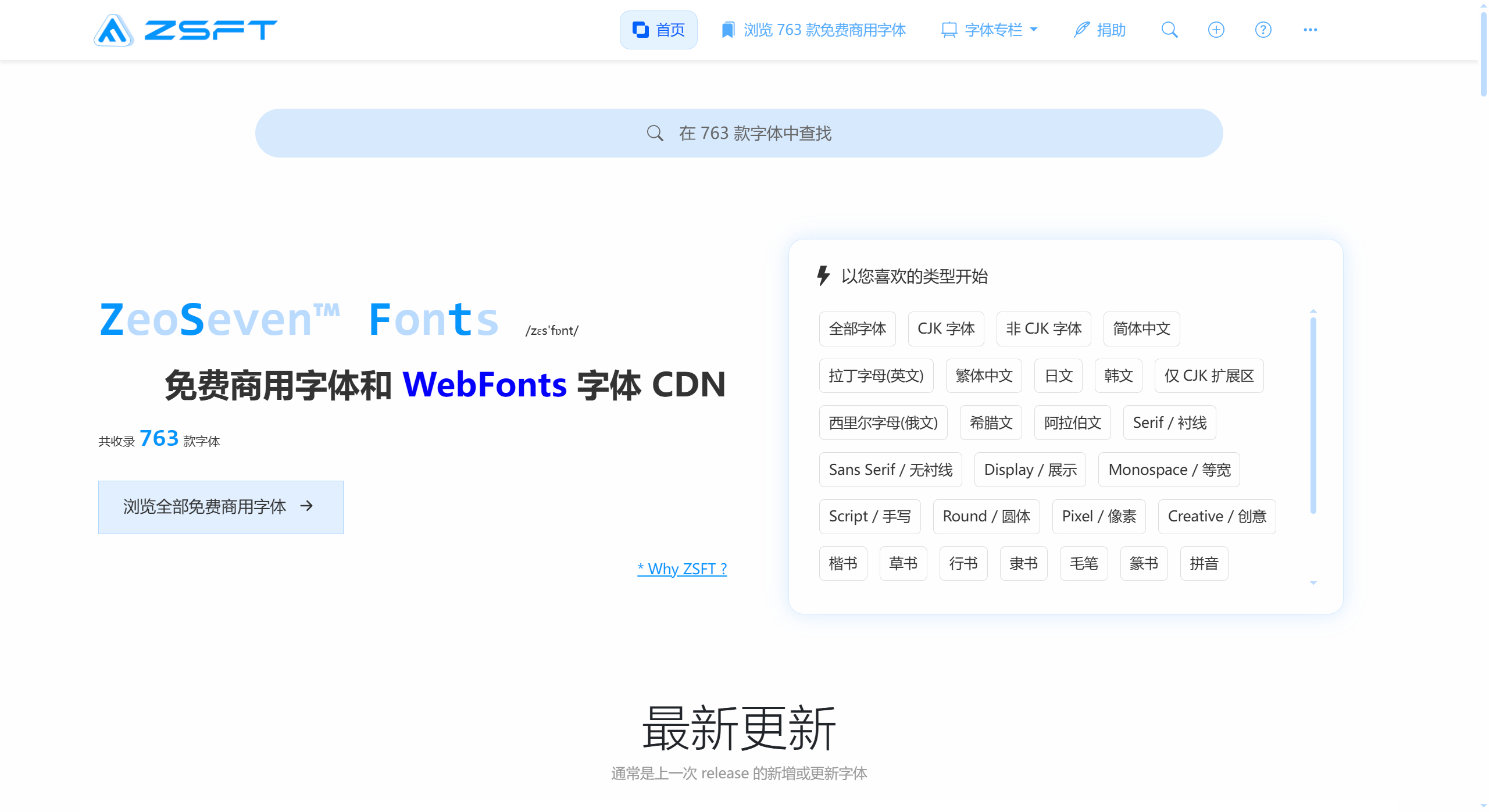 ZeoSeven Fonts (ZSFT)